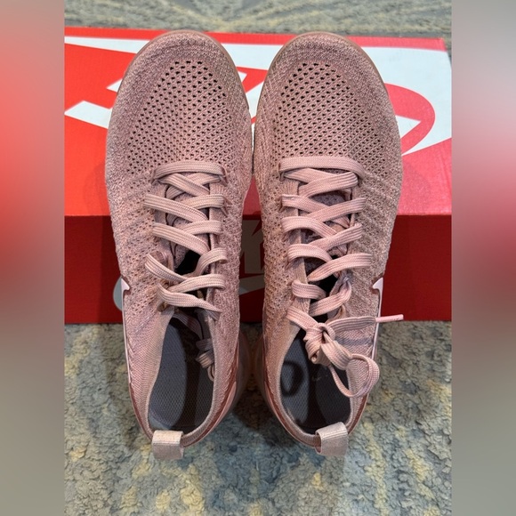 Nike Air VaporMax Flyknit 2 Rust Pink 2018 Size 7.5 Women's 942843-600 - Picture 3 of 6